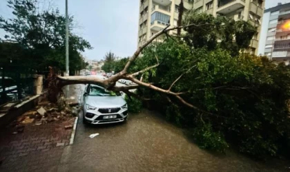 Antalya’da şiddetli yağış hayatı olumsuz etkiledi / Ek fotoğraf