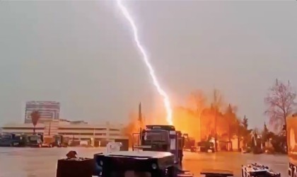 Antalyadaki selde korkutan görüntü