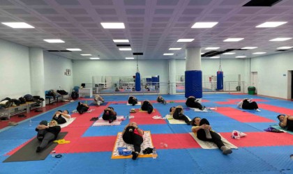 Aydında kadınlar güne sporla başlıyor