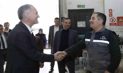 Başkan Taban İnegölün üretim gücünün yanında