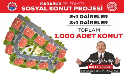 Başkan Vergiliden bin konutluk proje