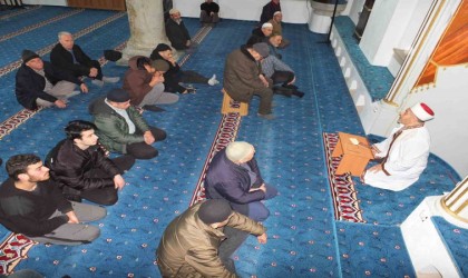 Burhaniye de sabah namazı buluşması Hacıahmet Camiinde yapıldı