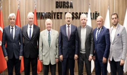 Bursaspor yönetimi, Bursa Cumhuriyet Başsavcısı Ramazan Solmazı ziyaret etti