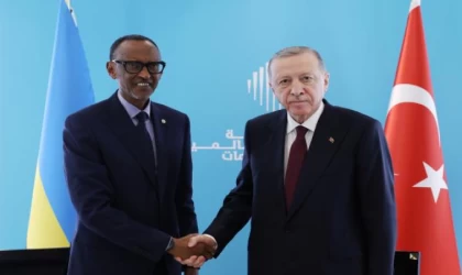 Cumhurbaşkanı Erdoğan, Ruanda Cumhurbaşkanı Kagame ile görüştü