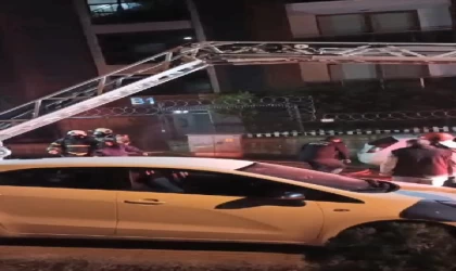 Daire yangınında 1’i bebek, 9 kişi dumandan etkilendi