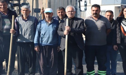 Doğalgaz çalışması tamamlanan yollar da asfalt çalışmaları tamamlandı