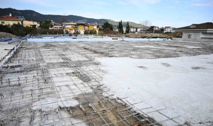 Göynük kapalı pazar yerinde çalışmalar sürüyor