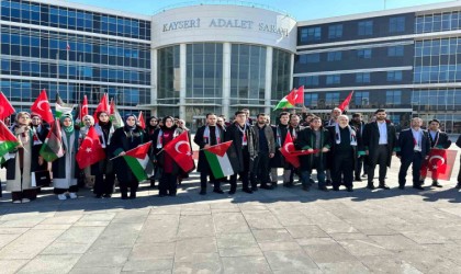 Hukukçular siyonist zulme karşı yürüdü