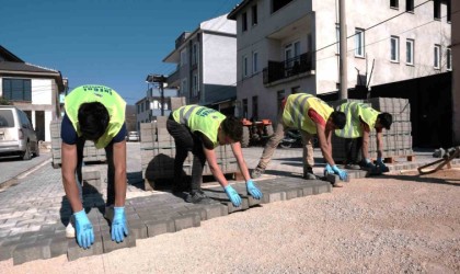İnegöl Kurşunluda cadde ve sokaklar yenileniyor
