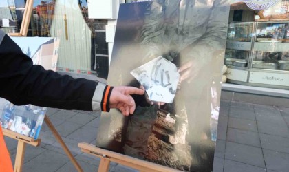 İz derneğinden 6 Şubatı anlatan resim sergisi yoğun ilgi gördü