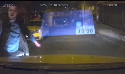 İzmir’de taksiciyi yumruklayan şüpheli yakalandı