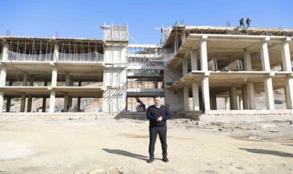 Konaklı spor kompleksi yükseliyor