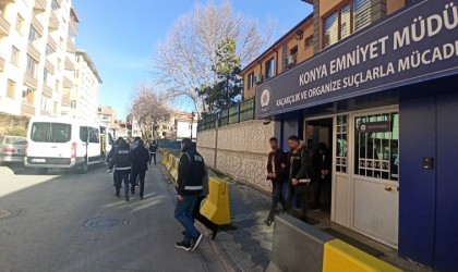 Konyada aranması bulunan 77 şahıs yakalandı