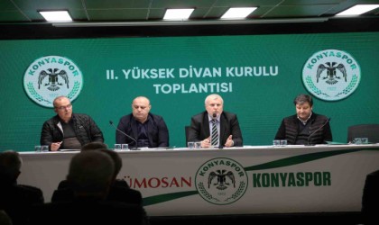 Konyasporda 2. Yüksek Divan Kurulu toplantısı yapıldı