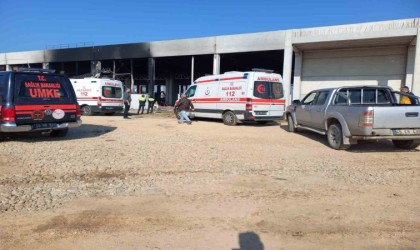 Manisada yangın sırasında göçük altında kalan 2 işçi hayatını kaybetti