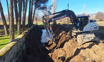 MASKİden dere temizliği ve içme suyu hattı çalışmaları