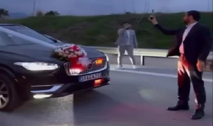 Mersin’de düğün konvoyunda havaya ateş açtı; tutuklandı