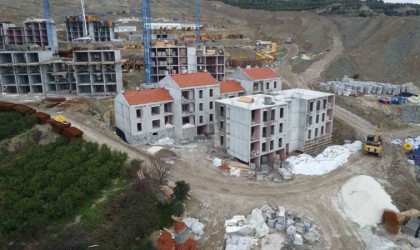 Samandağda TOKİ konutları hızla yükseliyor
