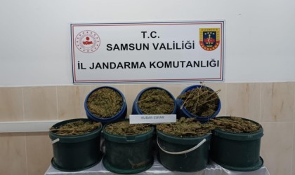 Samsunda 17 kilo 700 gram uyuşturucu ele geçirildi