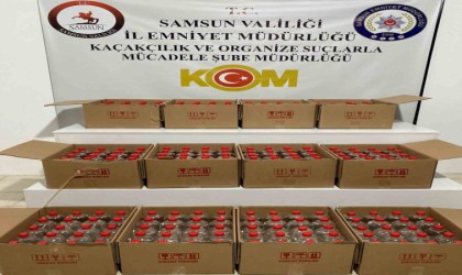 Samsunda 240 litre etil alkol ele geçirildi