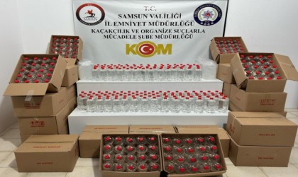 Samsunda 860 litre etil alkol ele geçirildi