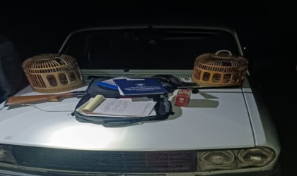 Sarıgölde kaçak keklik avcıları yakalandı