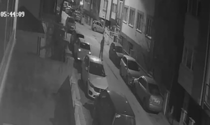 Sokak üzerindeki araçları tek tek çizdi