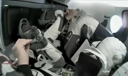 Türk astronot Gezeravcı, dünyaya dönüyor