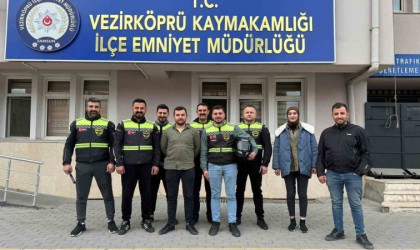 Vezirköprüde motorculardan farkındalık sürüşü