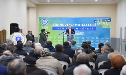 Yıldırımda imar tasarrufu