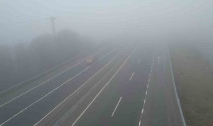 Zonguldak-Ereğli karayolunda sis etkili oldu