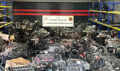 Adanada 96 kaçak otomobil motoru ele geçirildi