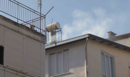 Apartmanda baca yangını korkuttu