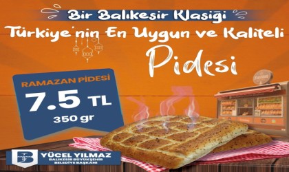 Balıkesirde Fırıntaşın ramazan pidesi 7,5 lira