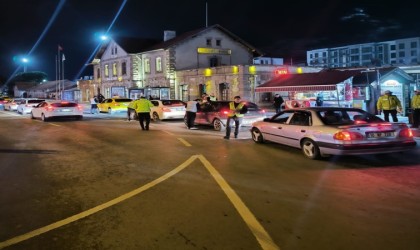 Balıkesirde sürücülere alkol ve kemer bilinci aşılandı