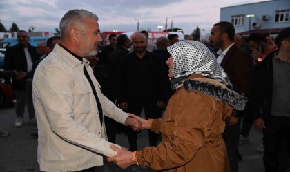 Başkan Sözenin duygusal anları