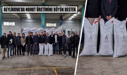 Beylikovada nohut üretimine büyük destek