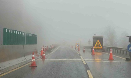 Bolu Dağında yoğun sis