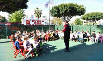 Bu kez tatbikata minikler katıldı