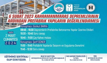 Büyükşehirden ‘Prefabrik Yapıların Değerlendirmesi semineri