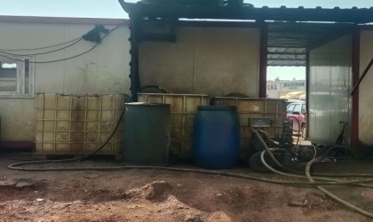 Gaziantepte 5 bin litre kaçak akaryakıt ele geçirildi: 2 gözaltı