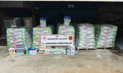 Gaziantepte jandarma ekiplerinden sahte deterjan operasyonu