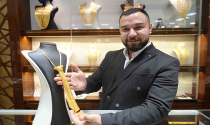 Gaziantepte kuyumcularda yeni trend: Altın kravat
