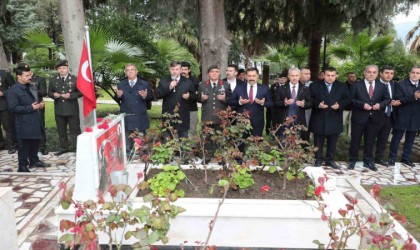 Hatay şehitliğinde hüzün