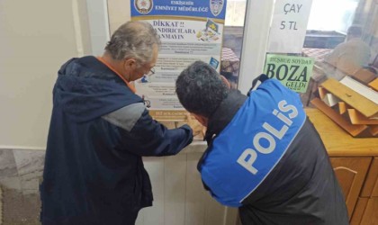 Hırsızlık ve dolandırıcılığı engellemek amacıyla vatandaşlara bilgi verildi