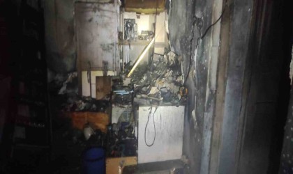 İskenderunda çıkan ev yangını söndürüldü