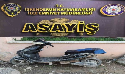 İskenderunda elektrikli motosiklet çalan hırsız yakalandı