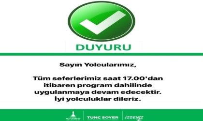 İzmirde vapur seferleri yeniden başladı