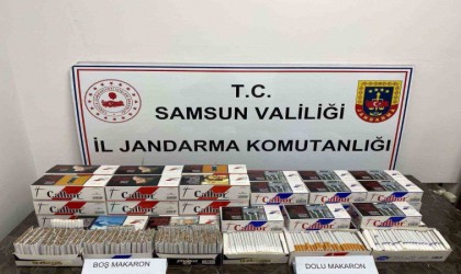 Jandarmadan kaçak tütün satıcılarına baskın
