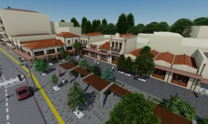 Kırkağaçta tarihi çarşının güzelliği gün yüzüne çıkacak